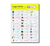 Lingui-Sticks Language Learning Stickers - Educational Stickers to Learn French for Kids & Beginners