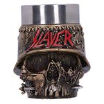 Nemesis Now Officially Licensed Slayer Eagle Helmet Skull Logo Shot Glass