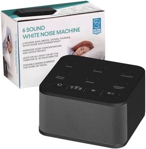 Sound Machine - White Noise Machine, Rain Machine, Portable Sleep Sound Machines, White Noise Machine for Office Privacy & Noise Canceling, White Noise Machine for Adults Sleeping, Kids Sound Machine