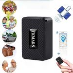 TKMARS Mini GPS Tracker Portable Real Time Locator Voice Monitoring Personal Strong Magnetic with Multiple Alarm Modes Hidden Devices for Kids/Elderly/Car/Bike 58g TK913