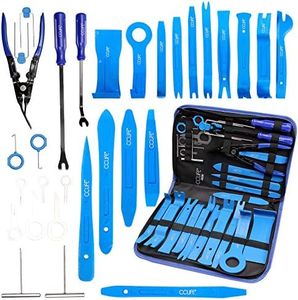 CCLIFE 31 piezas Juego de Herramientas de Desmontaje de Coche Herramientas Desmontar Salpicaderos Desmontables Cochepara herramientas desmontar interiores coche Radio Audio