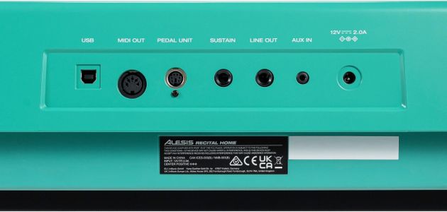 Alesis Recital 88-Key Digital Piano – Turquoise