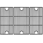 Hongso 17 5/8" Porcelain Coated Cast Iron Cooking Grid Grates Replacement for Brinkmann 810-2545-W, 810-1456-S, 810-9425-W, 810-9520-S, 810-8300-W, 810-7231-W Gas Grill, Set of 3 (PCG233)