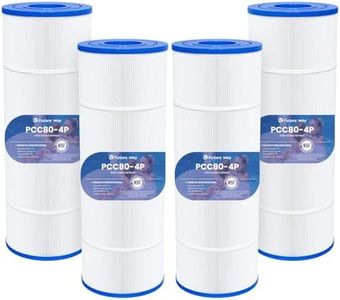 Future Way CCP320 Pool Filter Cartridges Replacement for Pentair Clean & Clear Plus 320, Replace Pleatco PCC80-PAK4, Pentair R173573, 160340, 320 sq.ft, 4 Pack