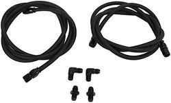 Aramox Transmission Cooling Lines, 7FT PTFE Tansmission Cooler Line Hose with 6AN Fittings for 4L60 700R4 TH350TH400 Trans