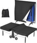 Alytree 600D Table Tennis Cover Waterproof Outdoor, Ping Pong Table Cover for Universal 9x5 FT Tables, Heavy Duty Protective Dust and Sunproof