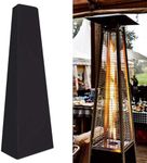 Full Length Patio Heater Cover,87 Inch Patio Heater Waterproof Heavy Duty Protective Cover,Windproof Rip-Proof Triangle Tall Heater Cover For Indoor Outdoor Pyramid Patio Garden Heater Cover