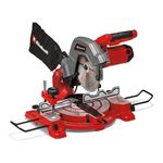 Einhell TC-MS 216 Compound Mitre Saw | 1600W 5000 RPM Circular Saw With Work Table, Clamp, Dust Extraction, +/-45° Mitre, +/-45° Bevel | Electric Saw With 48T Blade For Cutting Wood, Plastic