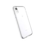 Speck iPhone XR Case, Clear Protective Ultra Thin Slim Hard Anti Scratch Presidio Cover Case - Clear