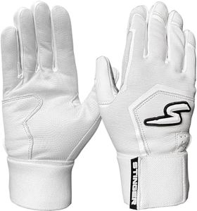 Stinger Winder Series Batting Gloves, White-Out, Youth Medium