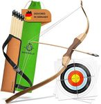 BOWRILLA® Wooden Bow and Arrow for 