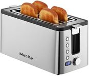 Mecity 4 Slice Toaster, Long Slot T