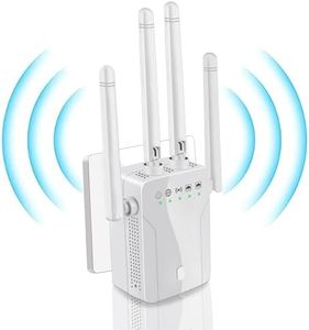 WiFi Extender Signal Booster for Home: Internet Repeater Long Range Covers Up to 8470 Sq.ft and 45+ Devices for Office Basement Room