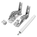 DL-pro Door Damper + Top + Bottom Door Hinge for Liebherr 9590166 Refrigerator Repair Kit