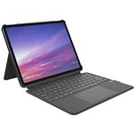 CHESONA Magnetic Detachable Case with Keyboard for iPad Pro 12.9 inch, Multi-Touch Trackpad, 7-Color Backlit, Bluetooth Keyboard with Kickstand for iPad Pro 12.9 6th 2022 /5th/4th/3rd Generation, Gray