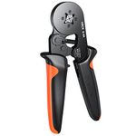 Ferrule Crimping Tool, Preciva Wire Crimper Plier, 0.25-10mm²/AWG23-7 Self Adjustable Ratchet Bootlace Ferrule Wire Crimping Plier, Hand Crimper Plier Wire Terminal Crimping Tool