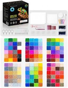 XVK Fuse Beads Kit 72000 Pcs 144 Colors 2.6mm - DIY Pixel Art Craft Set with Pegboards, Ironing Paper, Tweezers & Patterns for Jewelry Making & Decor, Christmas Birthday Gift for Kids or Adults