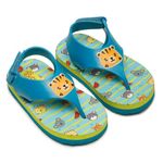 ONYC Premium Tiger Candy Flip-flops for Kids- Sky Blue (Boys) (2 Years)