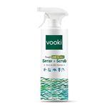 Vooki Ecofriendly Tough Lime Scale Hard Water Stain Remover, Spray and Scrub Cleaner for Bathroom,Taps, Faucet, Basins, Showers & Floor Tiles Cleaner, Home and Commercial Use - 500 ml (Pack of 1)