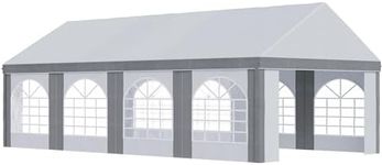 Outsunny 8 x 4m Galvanised Party Te