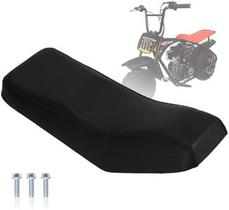 JMCHstore Upgraded New Seat for Motovox MBX10, For Mototec 105cc Mini bike (Black)