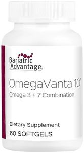 Bariatric Advantage OmegaVanta 10 - Omega Fish Oil - Enriched EPA & DHA - Enteric Softgel Design - Supports Heart Health* - Natural Lemon Flavor - 60 Count