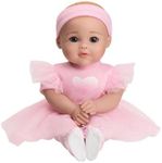 Adora Baby Ballerina Collection, 13" Baby Doll Set with Pink Dress, Headband and Ballerina Shoes, Made in Soft Vinyl, Fresh Baby Powder Scent, Machine Washable Body, Birthday Gift for Ages 3+ - Aurora