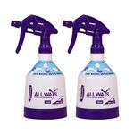 Defenders All Ways Home and Garden Sprayer Bottle – 500ml, Multi-Use - Indoor Plants, Cleaning, Outdoor, Garden, Fertilisers, Pesticides & Weed Killers - Twinpack