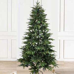 EVGN Pre-Lit Christmas Tree 1.8m Taller LED Trees with Multicolor Light, Holiday Decor, Chrissy Gift, 1000 Tips Easy to Assemble and Store (Multi-Colored Light)