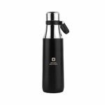 Swiss Military Double Walled Copper Insulated Vacuum Flask, Water Bottle, Thermos Flask, Insulated Water Bottles| BPA Free, Food Grade Stainless Steel Water Bottle|500 ML, Black, 1