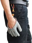 Inf-way Fishing Glove with Magnet Release, Fisherman Professional Catch Fish Gloves Cut&Puncture Resistant with Magnetic Hooks Hunting Glove (Right, Medium)