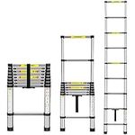 Miscoos Telescoping Ladder, 8.5 FT 