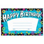 TREND enterprises T-81090 Color Harmony Birthday Recognition Awards, 30 Count, Multicolor, 5.5" x 8.5"