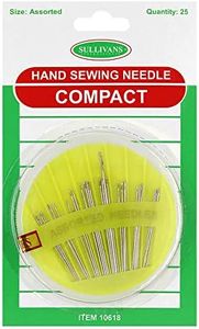 Sullivans Hand Sewing Needles Assorted Compact 25 Pieces Kit