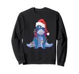 Disney Winnie The Pooh Christmas Light Entangled Eeyore Sweatshirt