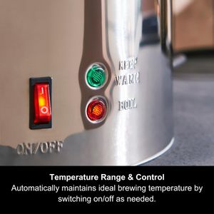 Morphy Richards 20L Tea Urn – Stainless Steel Hot Water Dispenser
