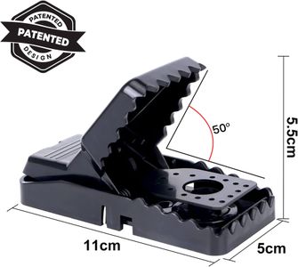 HOMEREVEL Reusable Mouse Trap Set – 6-Pack Rodent Control