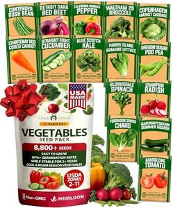 15 Heirloom Vegetable Seeds - Survival Bugout Seeds and Essential Emergency Prepper Gear - Non GMO Vegetable Seeds for Planting Home Garden Pack