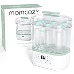 Momcozy Electric Steam Baby Care Bottle Sterilizer and Dryer, Multi-Function 8-in-1, Suitable for Baby Bottles, Breast Pump Accessories & Baby Stuff,Mid-Rang