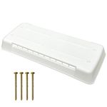 showingo RV Roof Refrigerator Vent Cover 65528 Replacement for Ventmate 65528 Dometic White Refrigerator Vent Cover