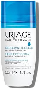 URIAGE Gentle Deodorant for Sensitive Skin | 24-hour, Fresh & Clean Fragrance, Unisex, Wide Roll-on, No White Marks, No Alcohol, Aluminum-Free, 50 mL / 1.69 oz