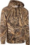 Men's Max-5 Duck Blind Full Camo Cotton Blend Pullover Hoodie (Large)