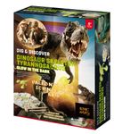BMCHappy Dinosaur T-Rex Excavation Kit - 16 Bones to Unearth and Glow-in-the-Dark Skeleton Model - Fossil Digging Kit for Kids, Fun Facts Booklet Included (Tyrannosaurus)