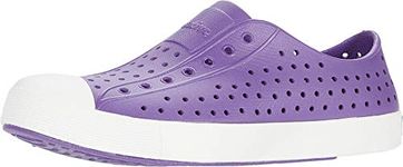 Native Kids Shoes Girl's Jefferson (Little Kid) Starfish Purple/Shell White 5 Big Kid