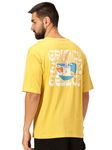 Thomas Scott Men's Oversized Fit T-Shirt (TSKOversized_Yellow Greece