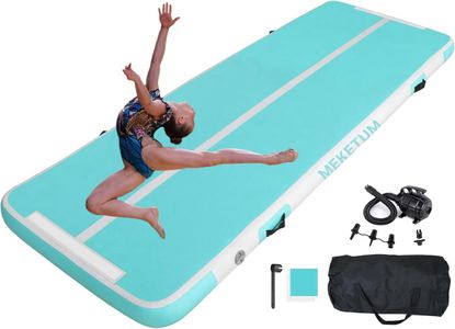 MEKETUM Air Tumble Track Mat – Inflatable Gymnastics Training Mat