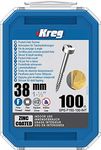 Kreg SPS-F150-100 Pocket Screws 1 1/2-Inch, 6 Fine, Pan Head, 100 Count