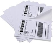ZMLABELS Half Sheet Shipping Label, Adhesive Printer Paper with Self Adhesive Compatible with Laser & Inkjet Printers, White 8.5 x 5.5 (400 Sheets, 800 Labels)