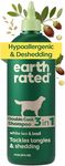 Earth Rated 3-in-1 Deshedding Dog Shampoo and Conditioner, Deodorizing Oatmeal Shampoos for Dogs and Puppies, Great for Smelly Pets, White Tea and Basil Scent, 473 ml
