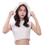 YEKEYI Women's Lady Hooded Half Shirt Fake Collar Detachable Shirt Dickey False Collar Blouse Collar White, White, One Size